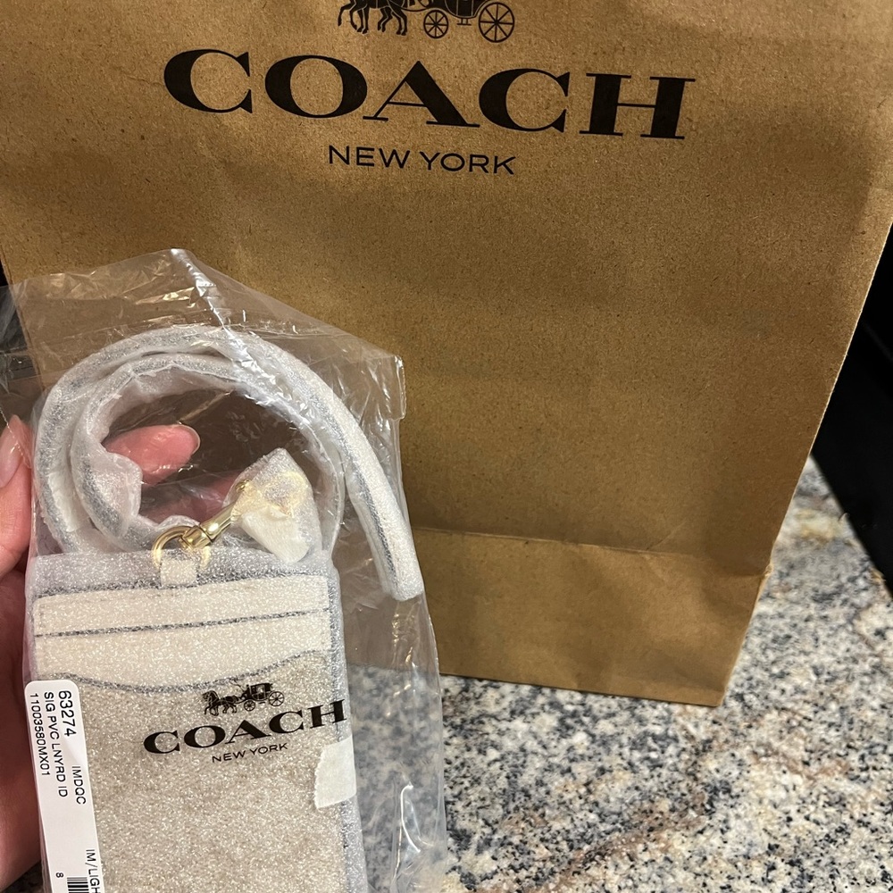 Coach lanyard